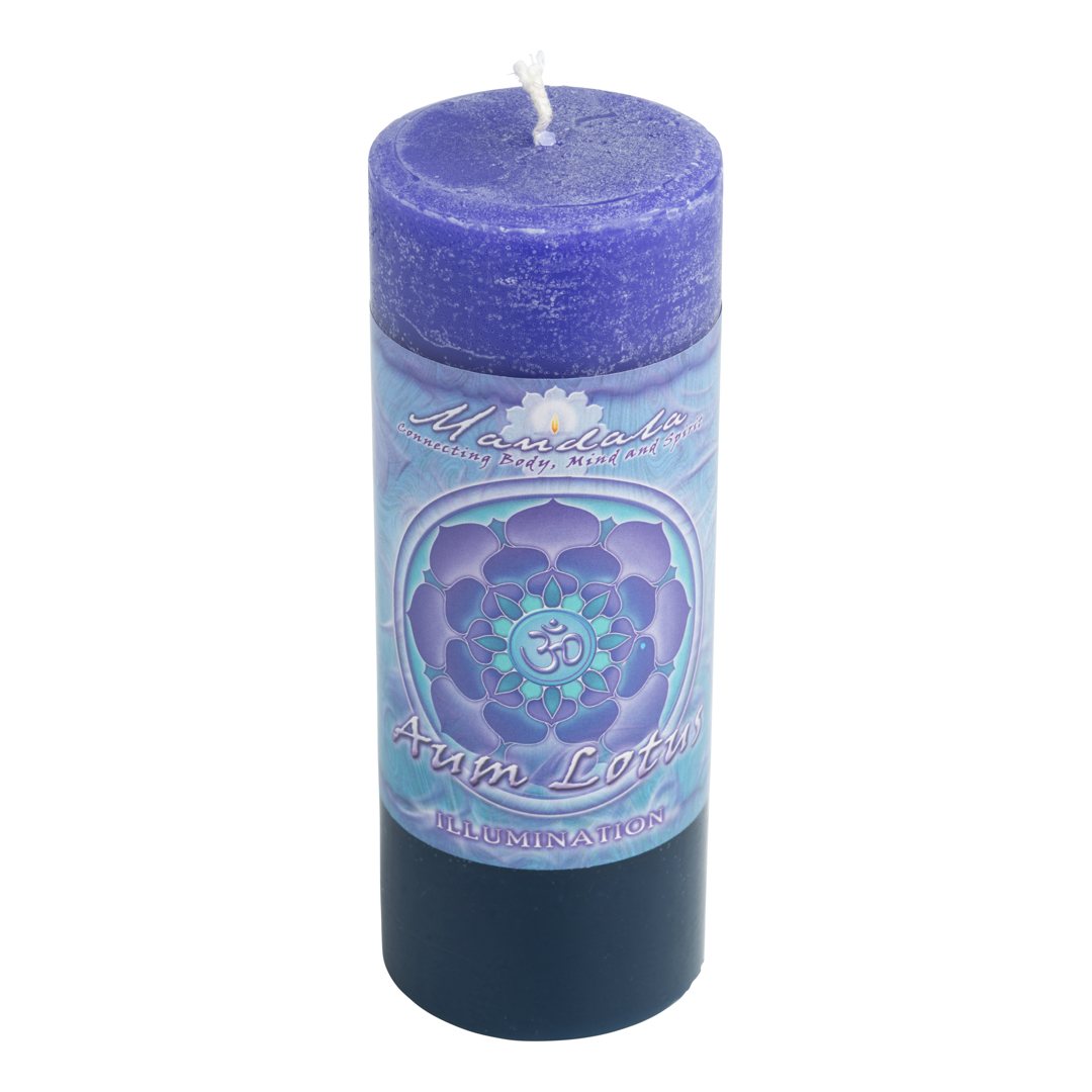 Illumination Mandala Pillar Candle - Mystery Arts Online Store